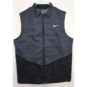 Nike - Repel Therma-Fit ADV Down Filled Golf Vest - Black/Gray - Mens Sz L